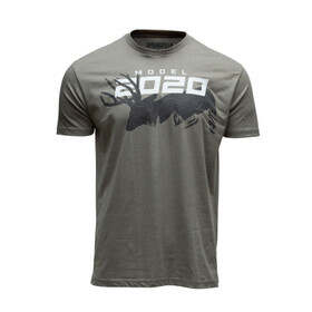 Springfield Armory Model 2020 Mule Deer Tee Shirt features a stone gray fabric color